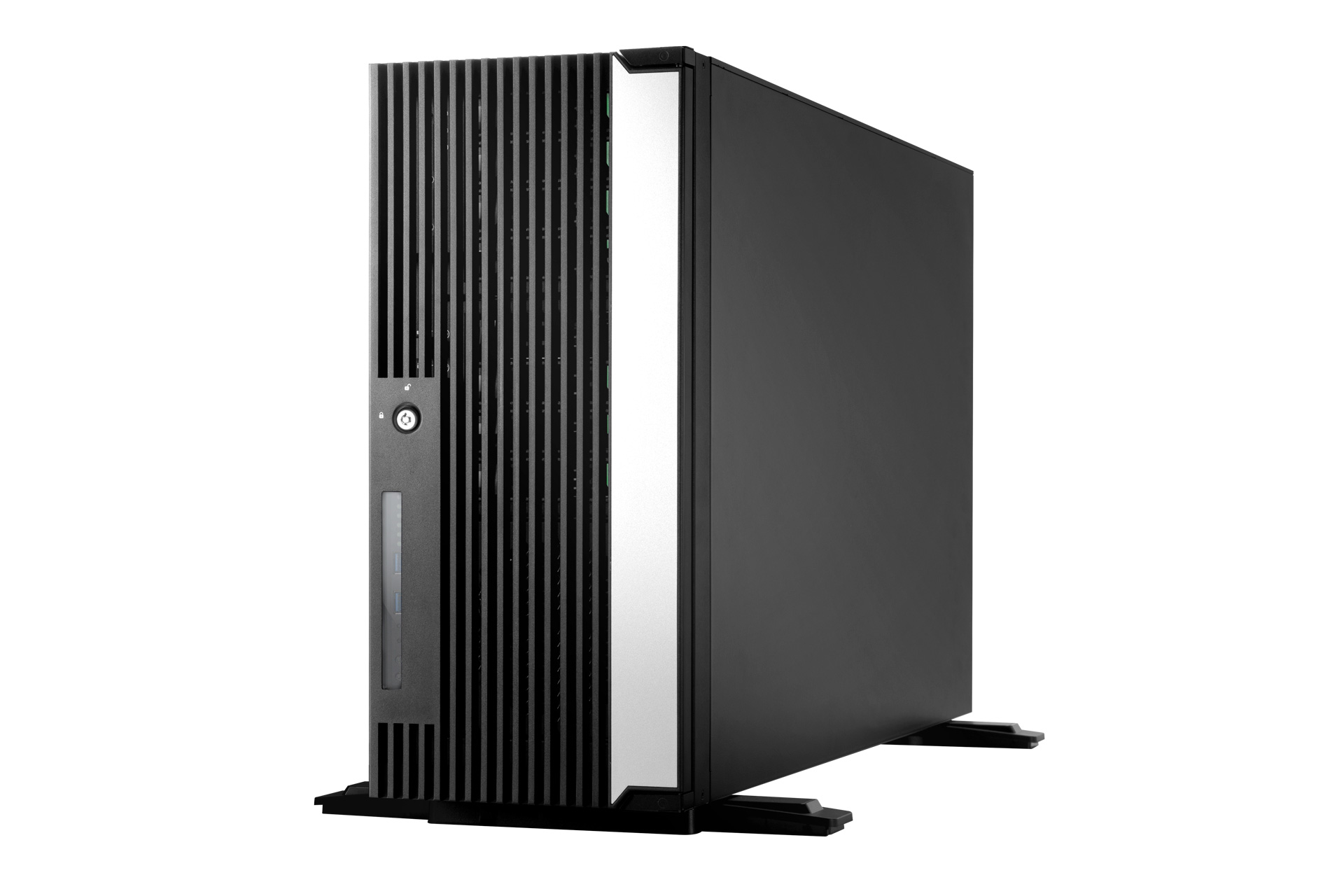 InWin IW-PLM Pedestal Tower chassis – opposite-side-angle