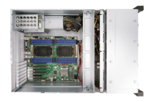 InWin IW-RSA424-02M 4U Rackmount chassis – interior